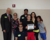 Child Receives Citizenship Award from Sheriff William T. Schatzman