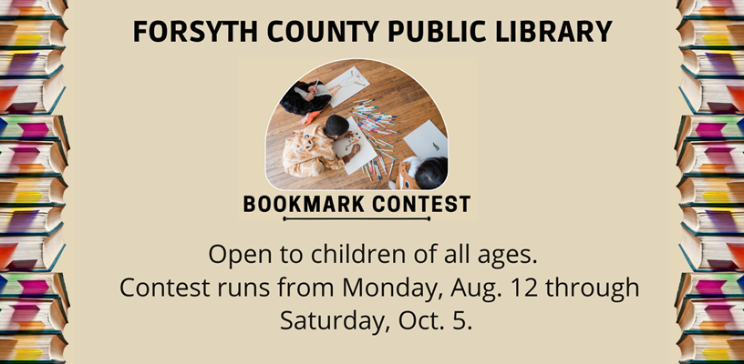 2024 Bookmark Contest runs through Saturday, Oct. 5.