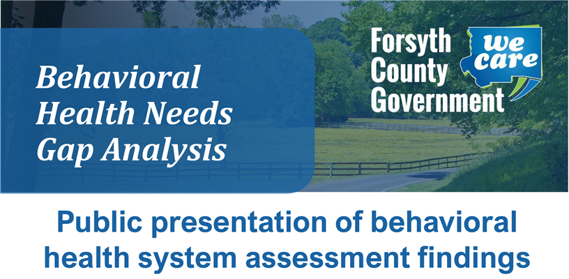 Behavioral Health Needs Gap Analysis Findings