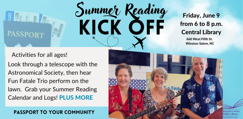 Summer Reading Kick-off 2023: Passport to your Community