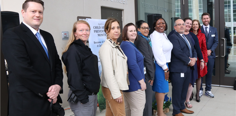 HHS staff and partners kick-off Child Abuse Awareness Month