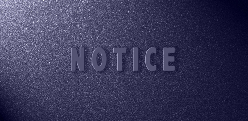 NOTICE OF RECOUNT FOR THE TOWN OF WALKERTOWN