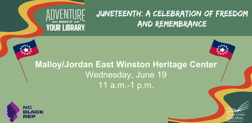 Celebrate Juneteenth at Malloy/Jordan on June 19