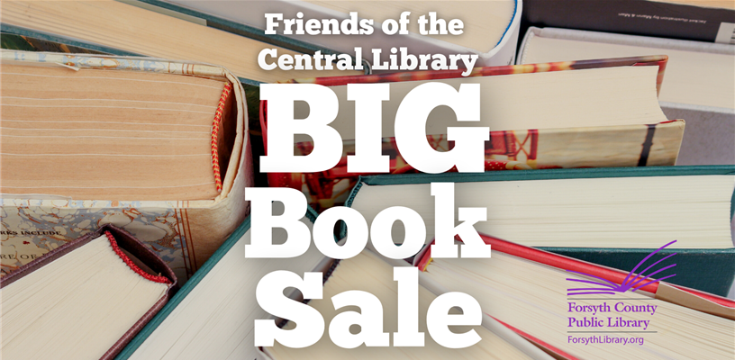 The Friends of Central Library Big Book Sale is coming