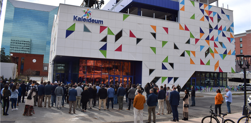The ribbon is cut on new Kaleideum