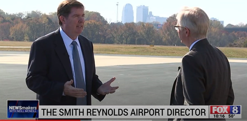 Mark Davidson and Smith Reynolds Airport Featured on Fox 8