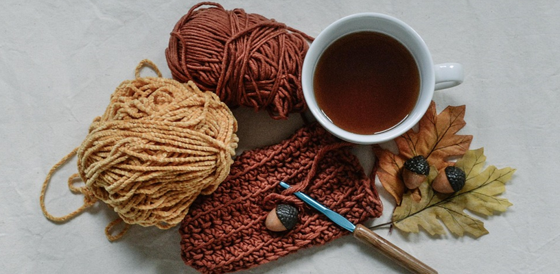 Knit, crochet, or needle away at the Lewisville Branch Library