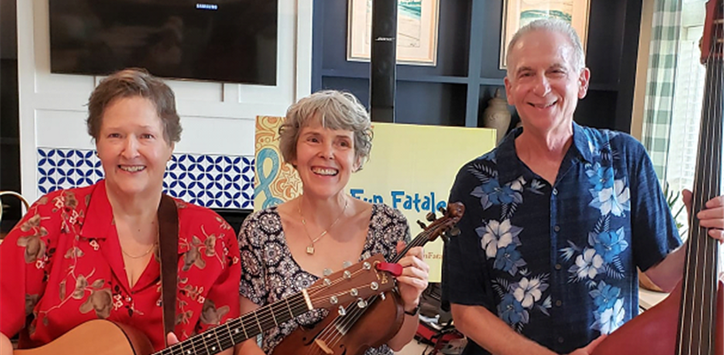 Sit a Spell and Enjoy the Sounds of the Fun Fatale Trio